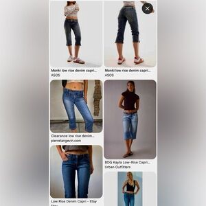 Women’s G-Star Low Rise Denim Capris Size 29